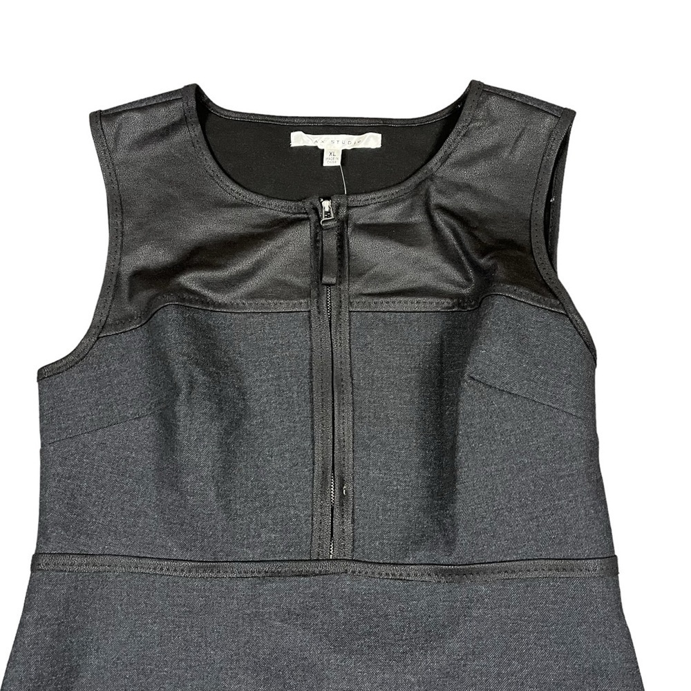 Max Studio Sleeveless Front Half Zip Dress Size XL - Picture 6 of 13